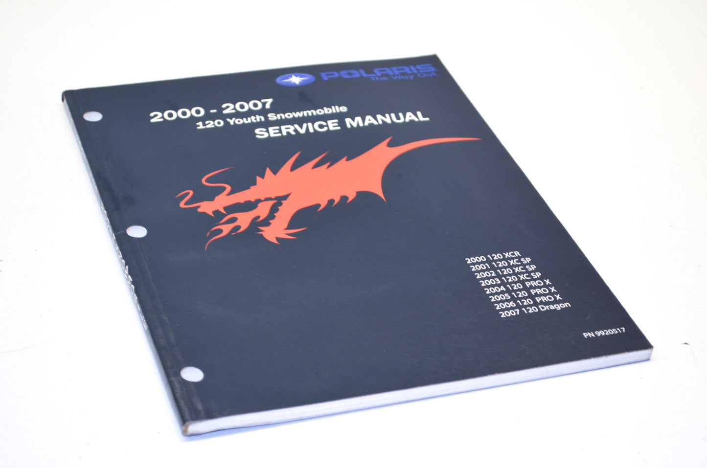 OEM Polaris 9920517 Service Manual 2000-2015 120 Youth NOS