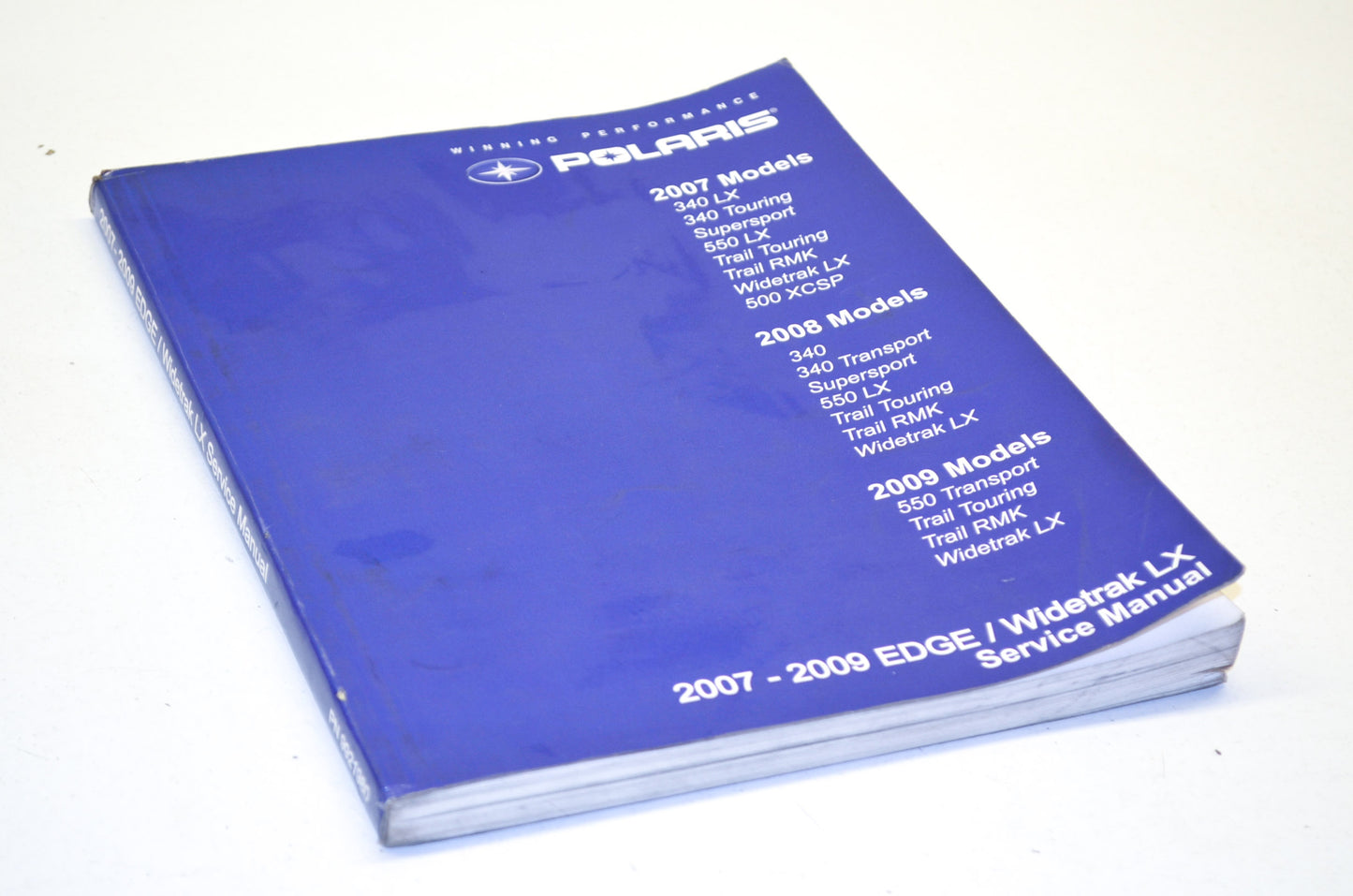 OEM Polaris 9921980 Service Manual 07-15 Edge/Widetrak LX