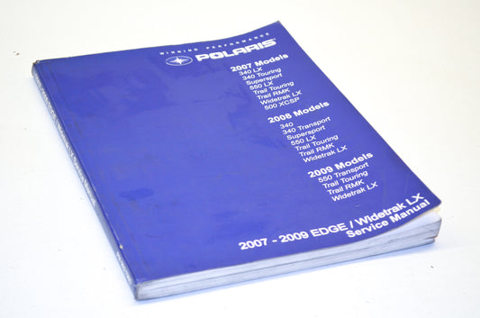 OEM Polaris 9921980 Service Manual 07-15 Edge/Widetrak LX