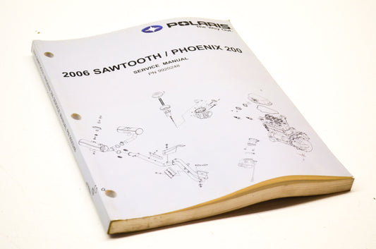 OEM Polaris 9920248 Service Manual 06 Sawtooth 200 NOS