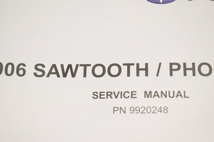OEM Polaris 9920248 Service Manual 06 Sawtooth 200 NOS