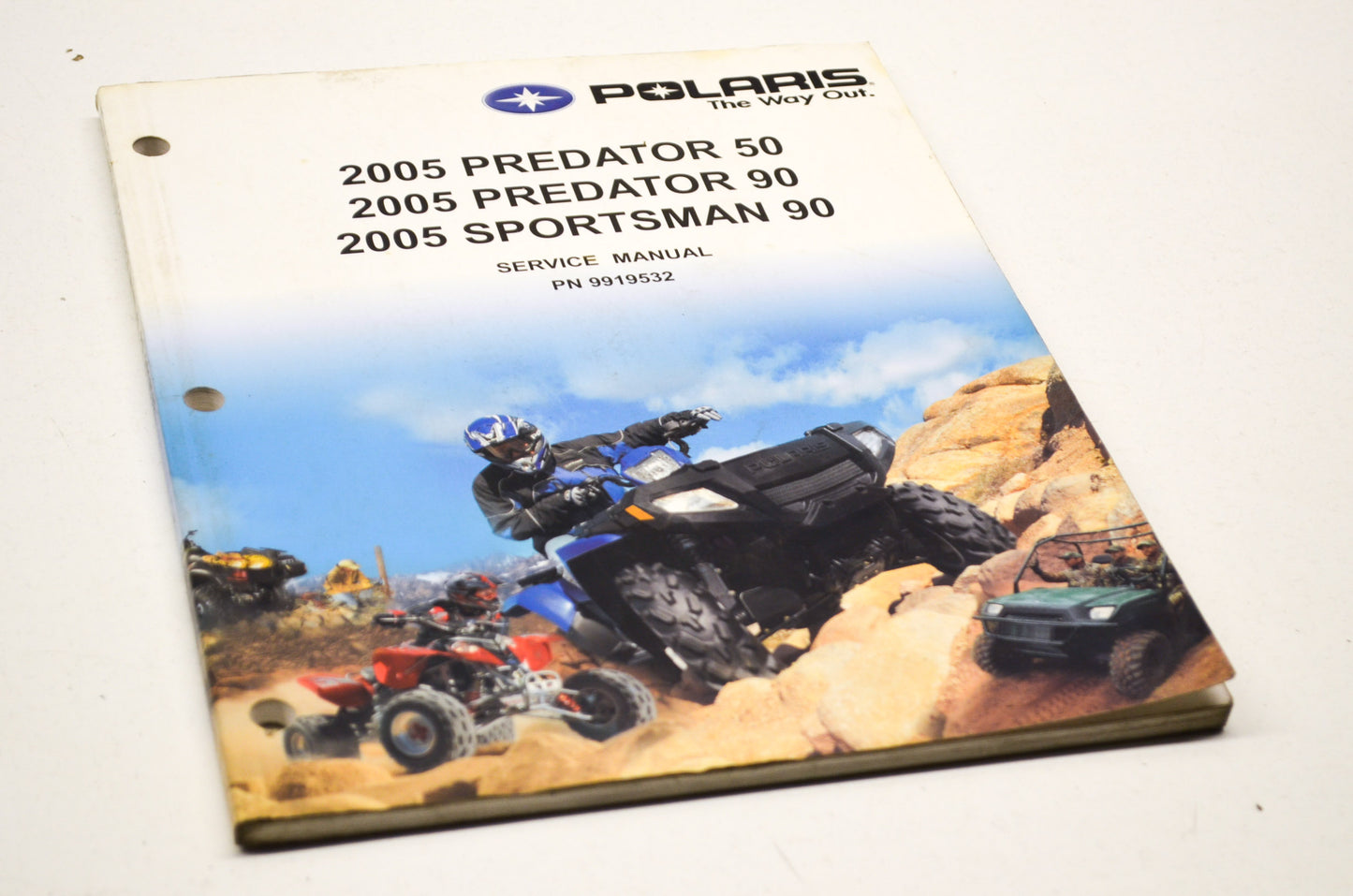 OEM Polaris 9919532 Service Manual 05 Sportsman 90 Predator 50/90