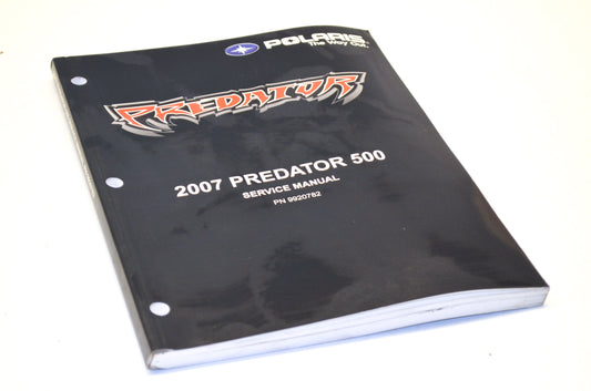 OEM Polaris 9920782 Service Manual 07 Predator 500