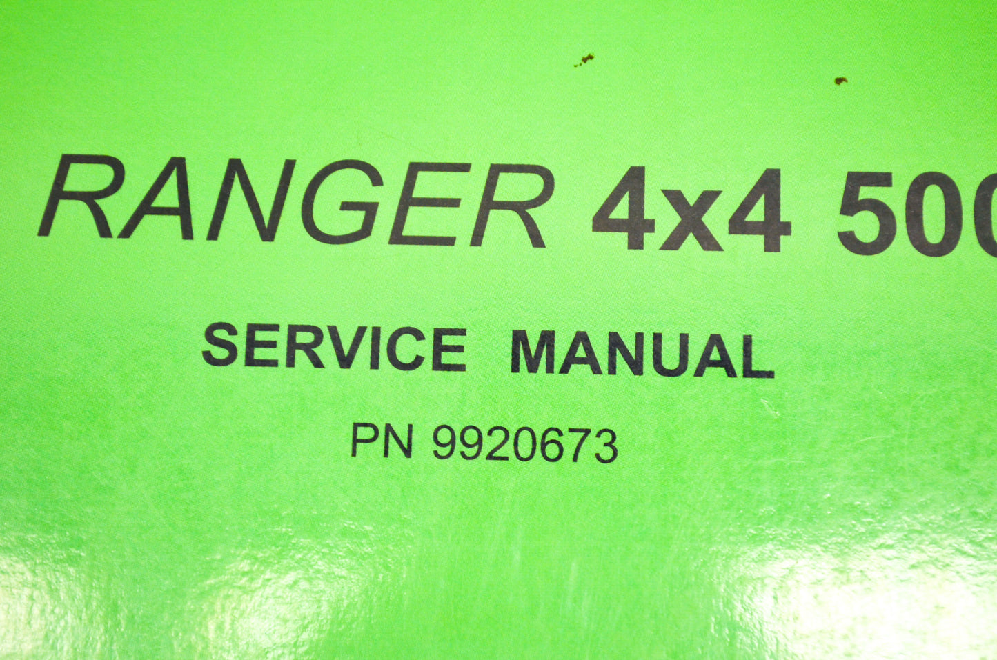 OEM Polaris 9920673 Service Manual 06 Ranger 500 EFI 4X4