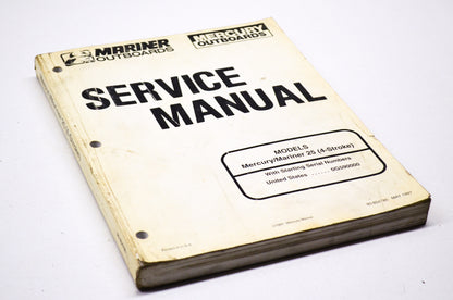 OEM Mercury 25 HP 4-Stroke Service Manual