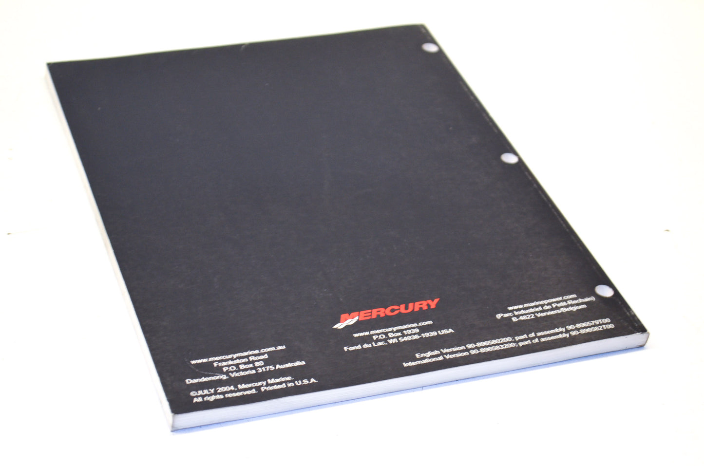 OEM Mercury 90-896580200 4-Stroke Service Manual NOS