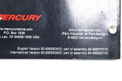 OEM Mercury 90-896580600 200/225/250/275 Verado 4-Stroke (6 - Gear Housing)