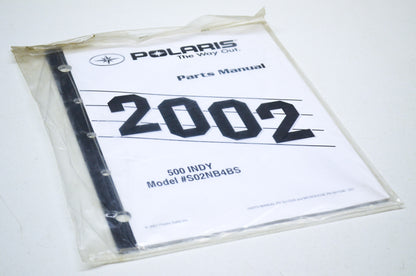 OEM Polaris 9917039 Parts Book 02 500 INDY NOS
