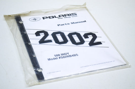 OEM Polaris 9917039 Parts Book 02 500 INDY NOS