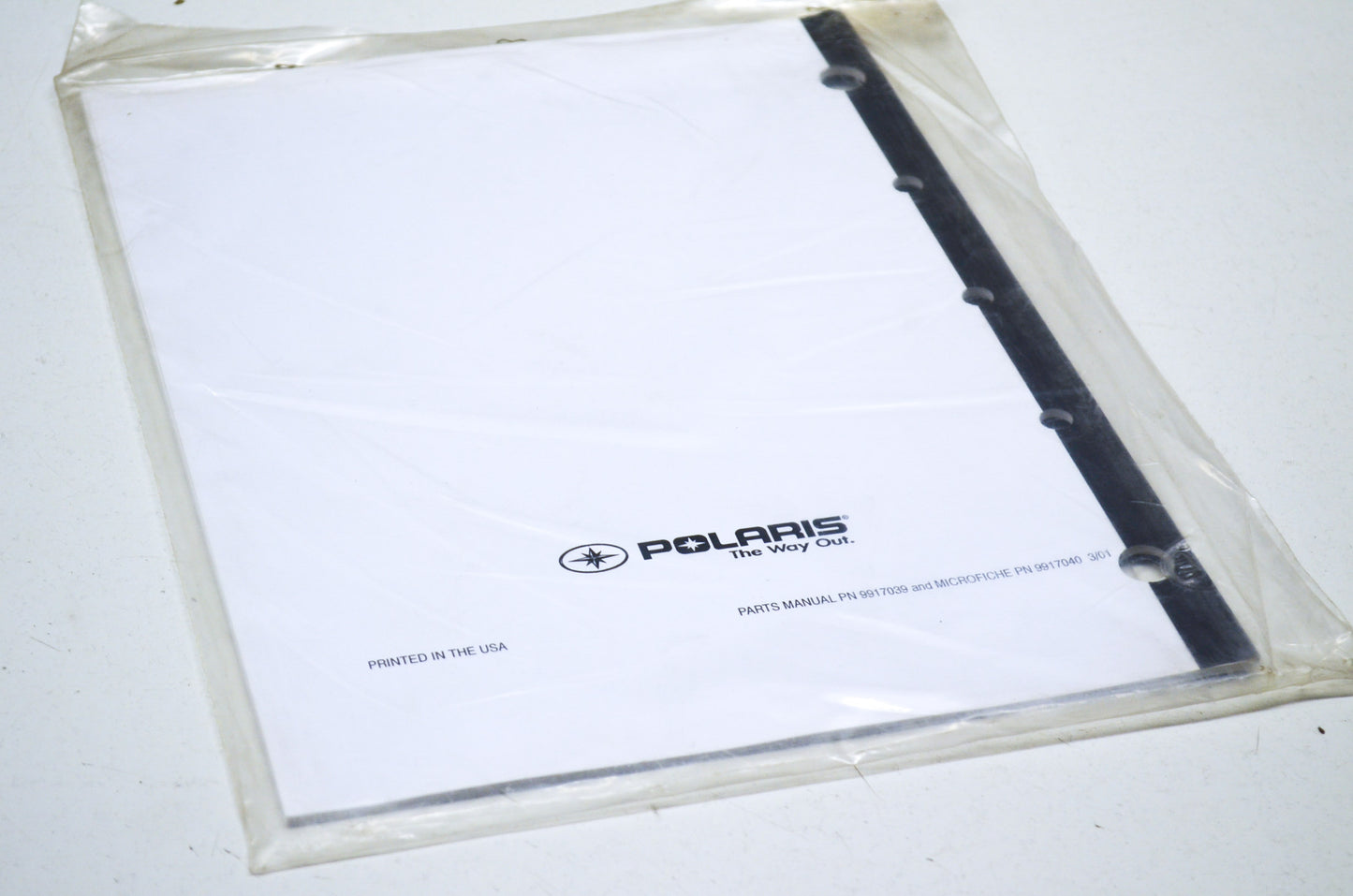 OEM Polaris 9917039 Parts Book 02 500 INDY NOS
