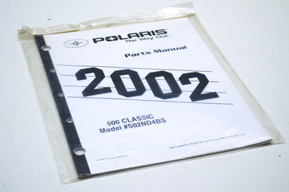 OEM Polaris 9917041 Parts Book 02 500 CLASSIC NOS