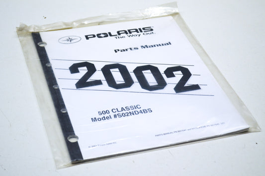 OEM Polaris 9917041 Parts Book 02 500 CLASSIC NOS