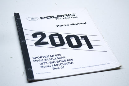 OEM Polaris 9916458 Parts Book 01 Sportsman 6x6 NOS