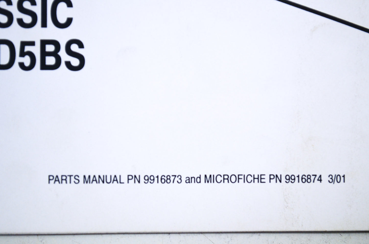 OEM Polaris 9916873 Parts Book 02 550 F/C CLASSIC NOS