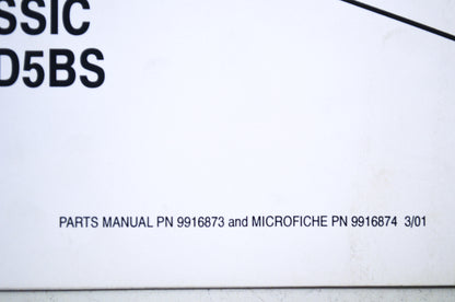 OEM Polaris 9916873 Parts Book 02 550 F/C CLASSIC NOS