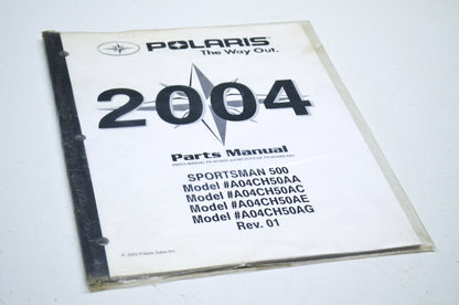 OEM Polaris 9918608 Parts Book 04 SPORTSMAN 500 NOS