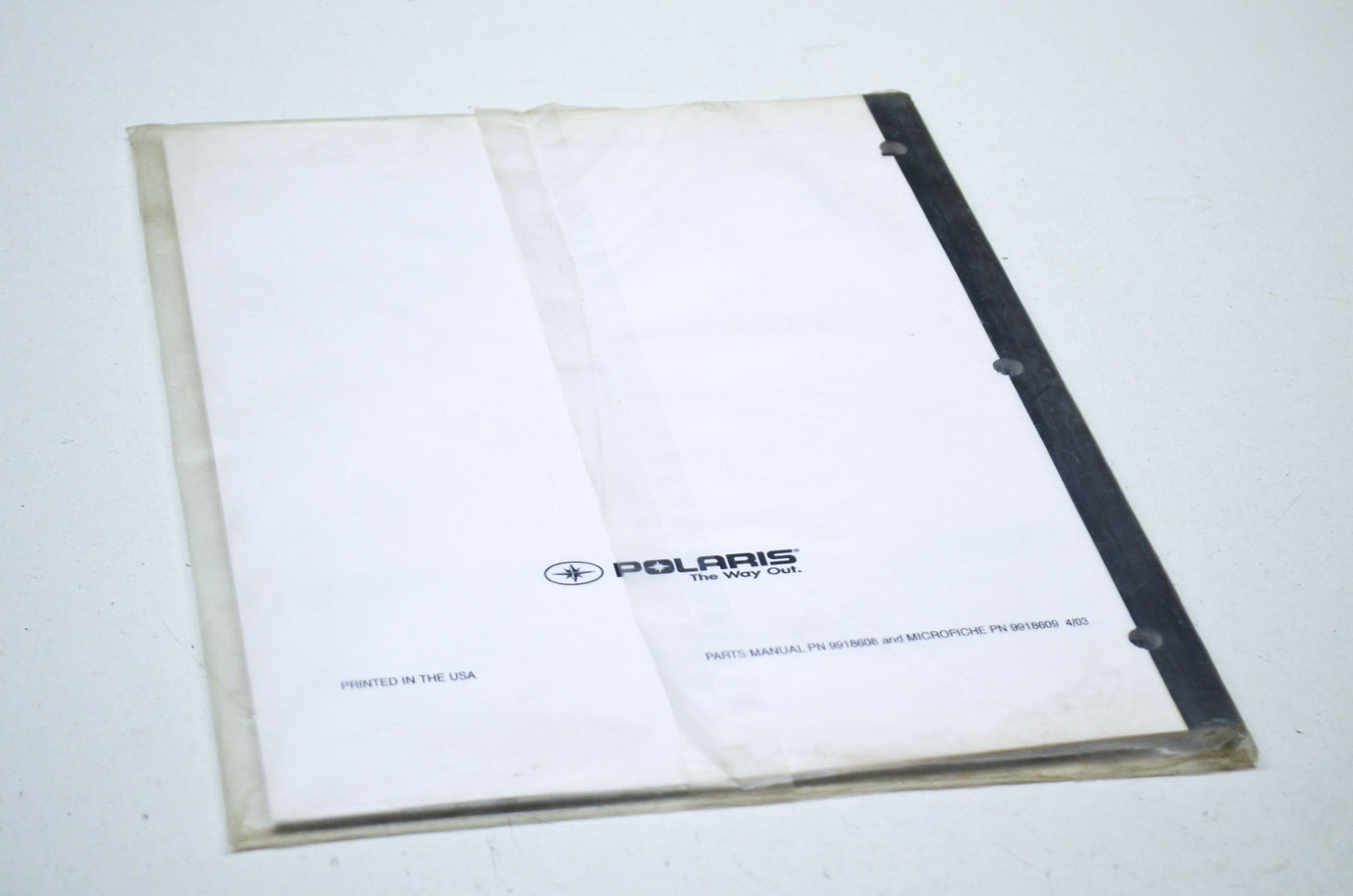 OEM Polaris 9918608 Parts Book 04 SPORTSMAN 500 NOS