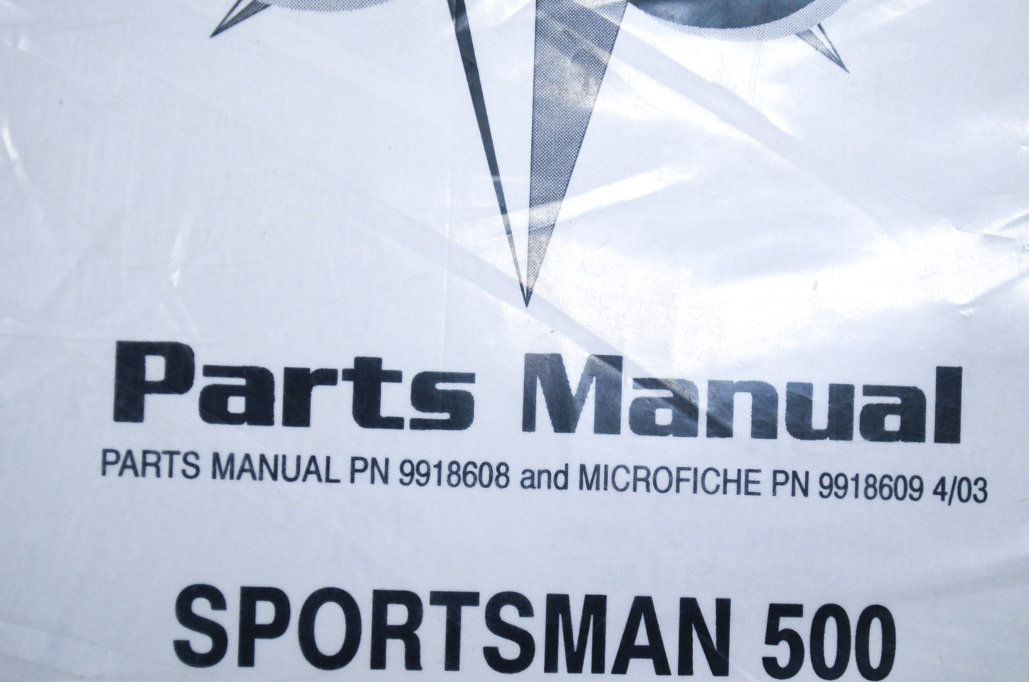 OEM Polaris 9918608 Parts Book 04 SPORTSMAN 500 NOS