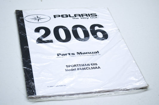OEM Polaris 9920164 Parts Book 06 SPORTSMAN 6X6 NOS
