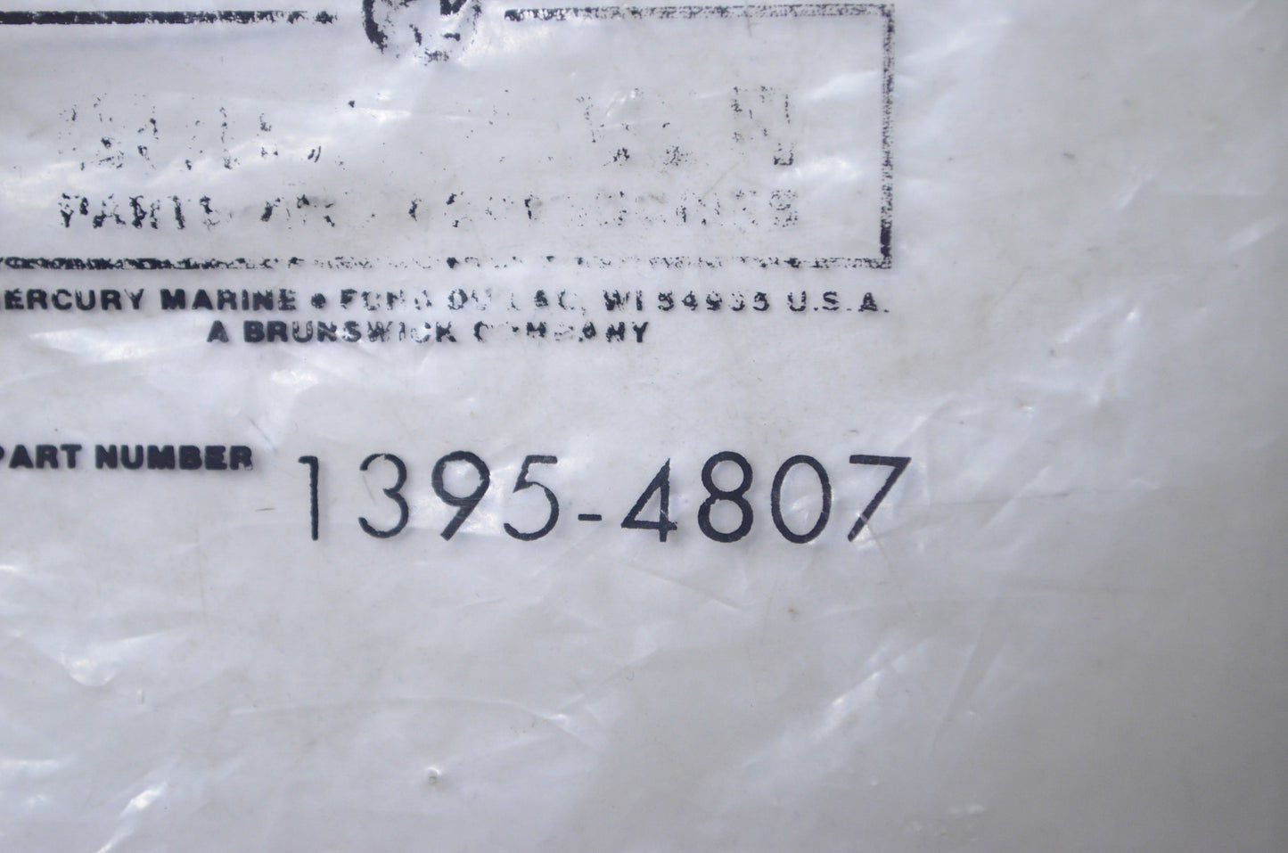 OEM Mercury 1395-4807 Throttle Shaft NOS