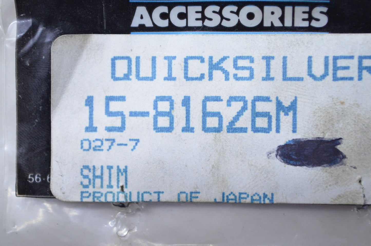 OEM Mercury 15-81626M Shim NOS