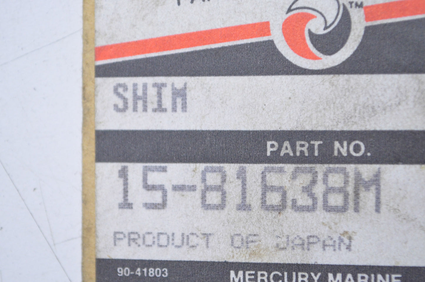 OEM Mercury 15-81638M Shim NOS