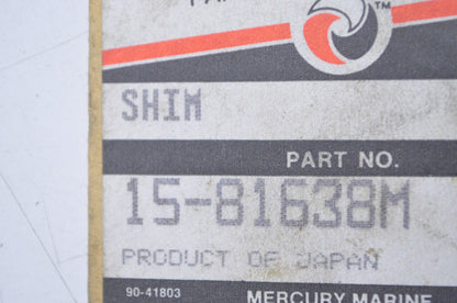 OEM Mercury 15-81638M Shim NOS