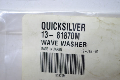 OEM Mercury 13-81870M Wave Washer NOS