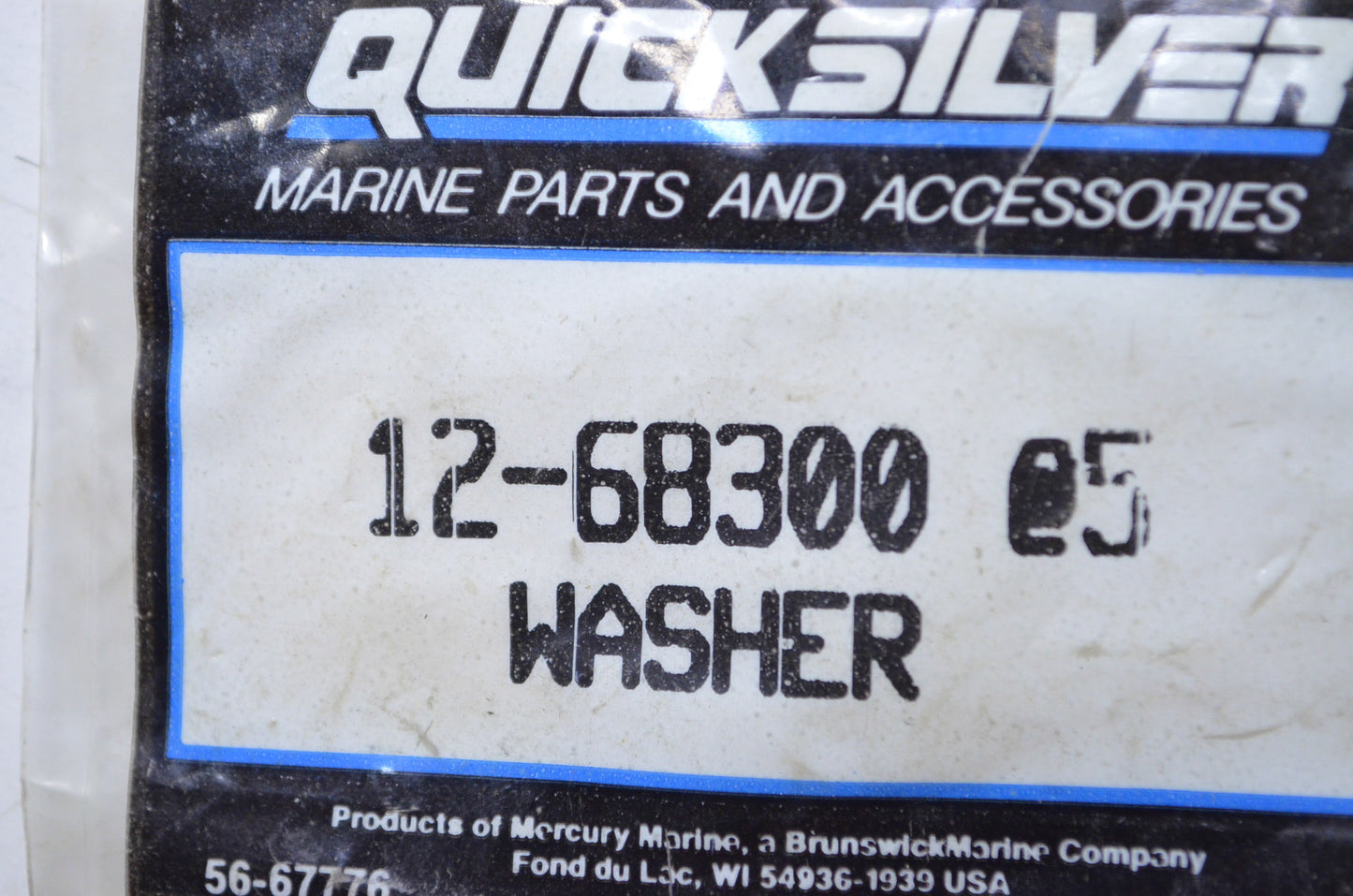OEM Mercury 12-68300 Washer NOS