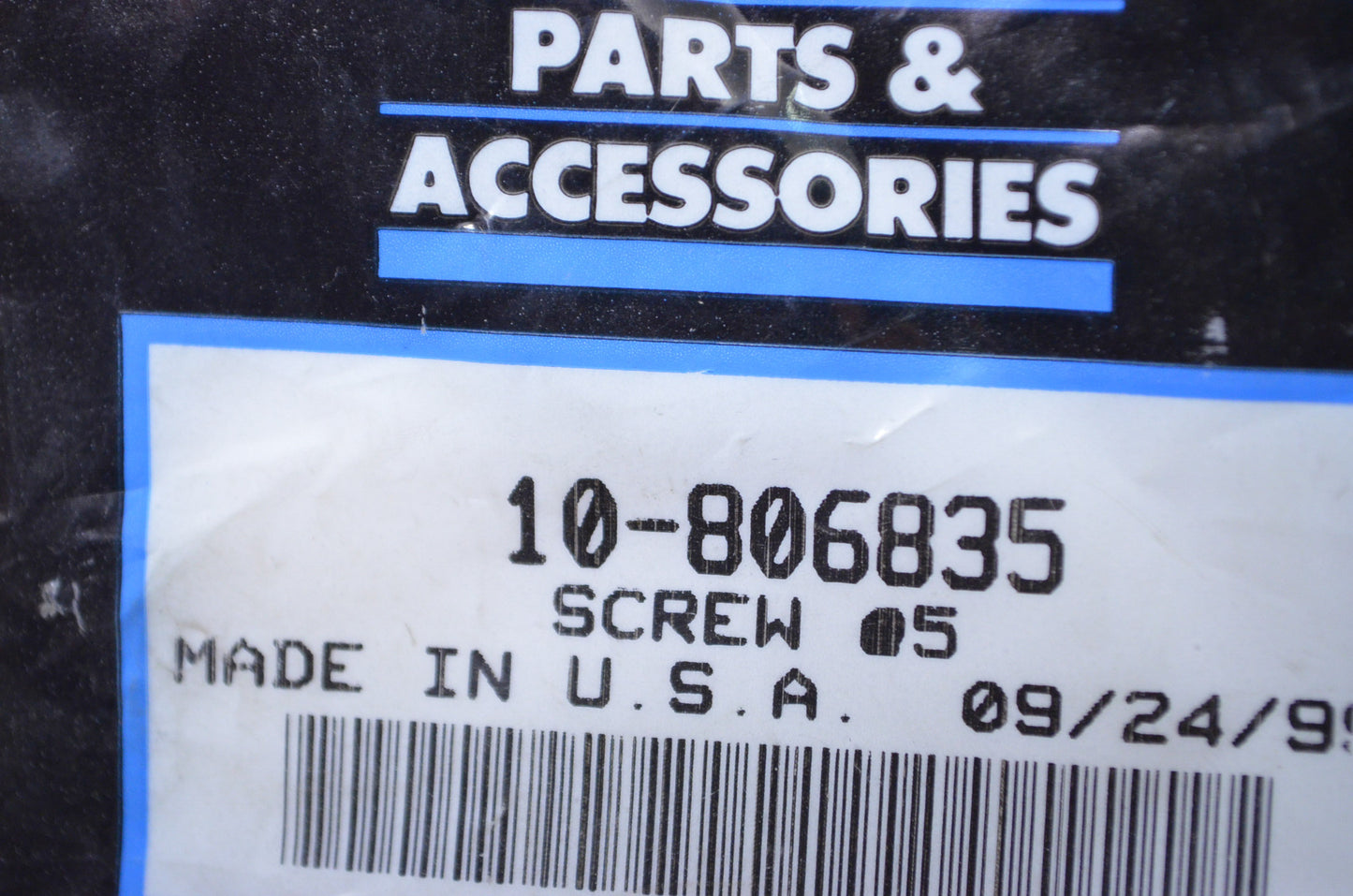 OEM Mercury 10-806835 Screw NOS