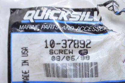 OEM Mercury 10-37892 Screw Qty 4 NOS