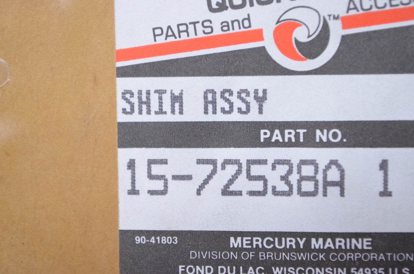 New OEM Mercury Shim Kit NOS