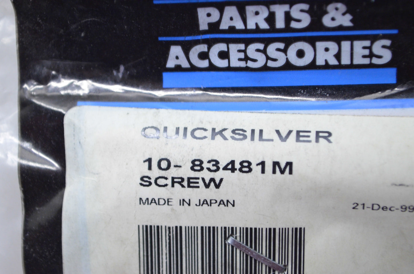 OEM Mercury 10-83481M Thumb Screw NOS