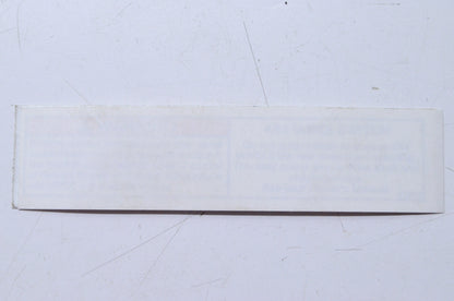 OEM Polaris 7175106 Override/4x4 Switch Warning Decal NOS