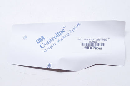 OEM Polaris 7178714 Select Fuel Type Caution Decal NOS