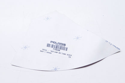 OEM Polaris 7175056 Right Tank Side 2008-2010 Outlaw 50 Decal NOS