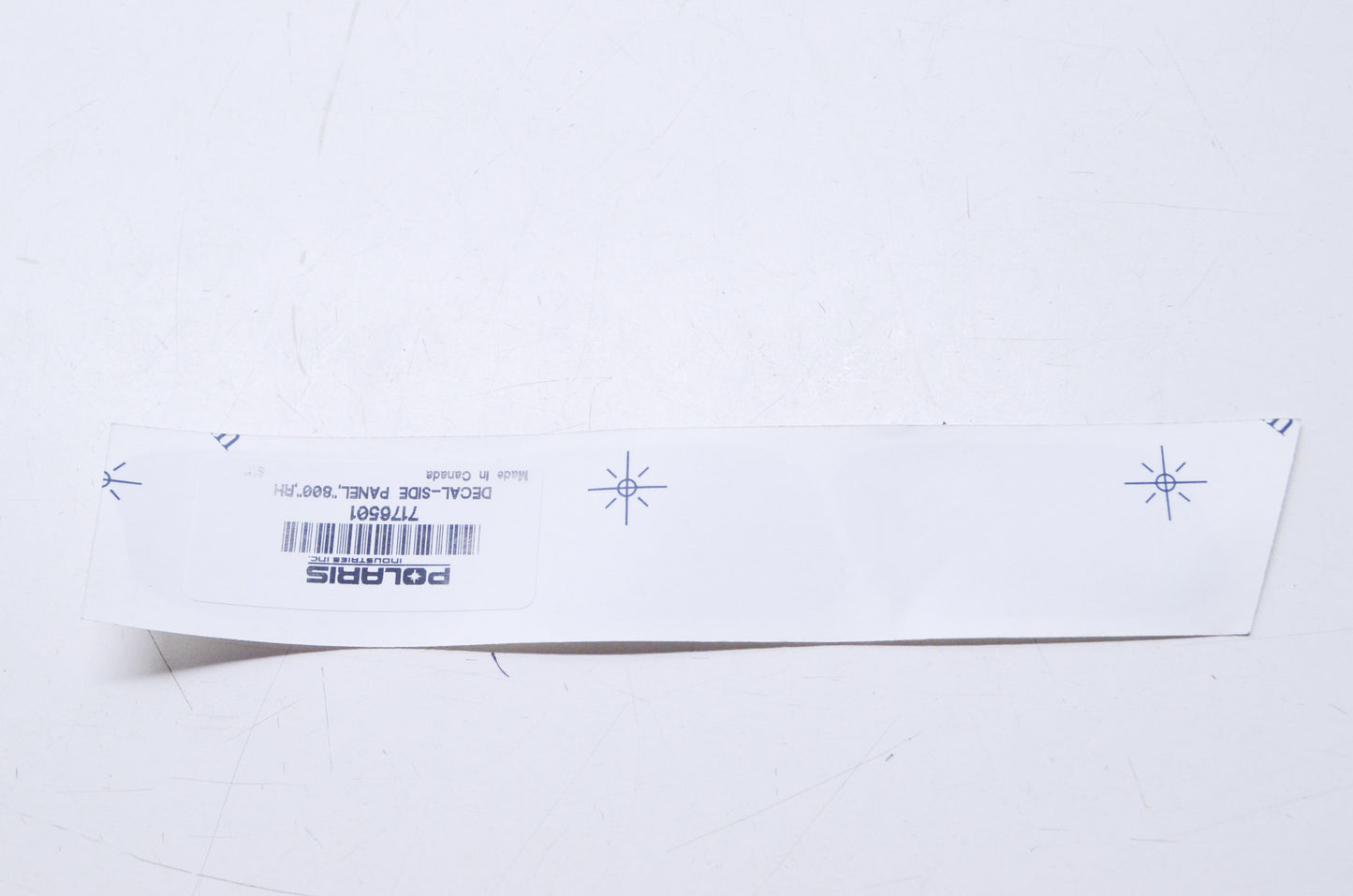 OEM Polaris 7176501 Right Hand Side Panel "800" Decal NOS