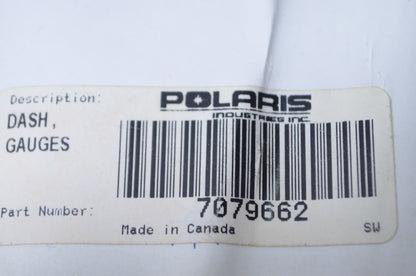 New OEM Polaris Dash Gauges Decal NOS