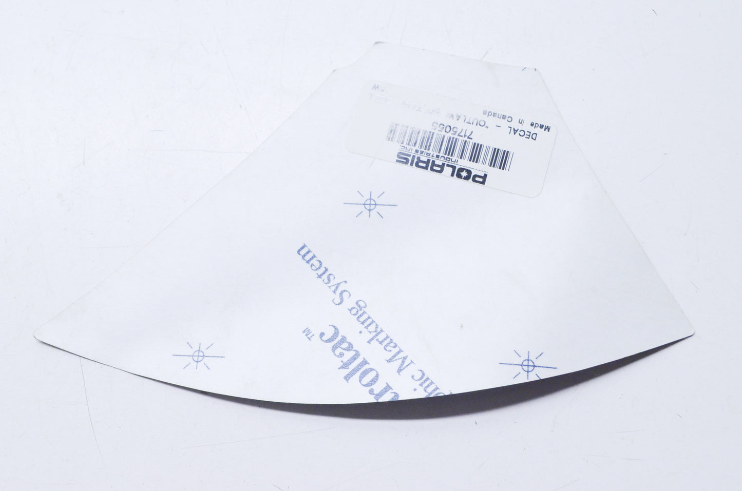 OEM Polaris 7175055 Left Tank Side 2008-2010 Outlaw 50 Decal NOS