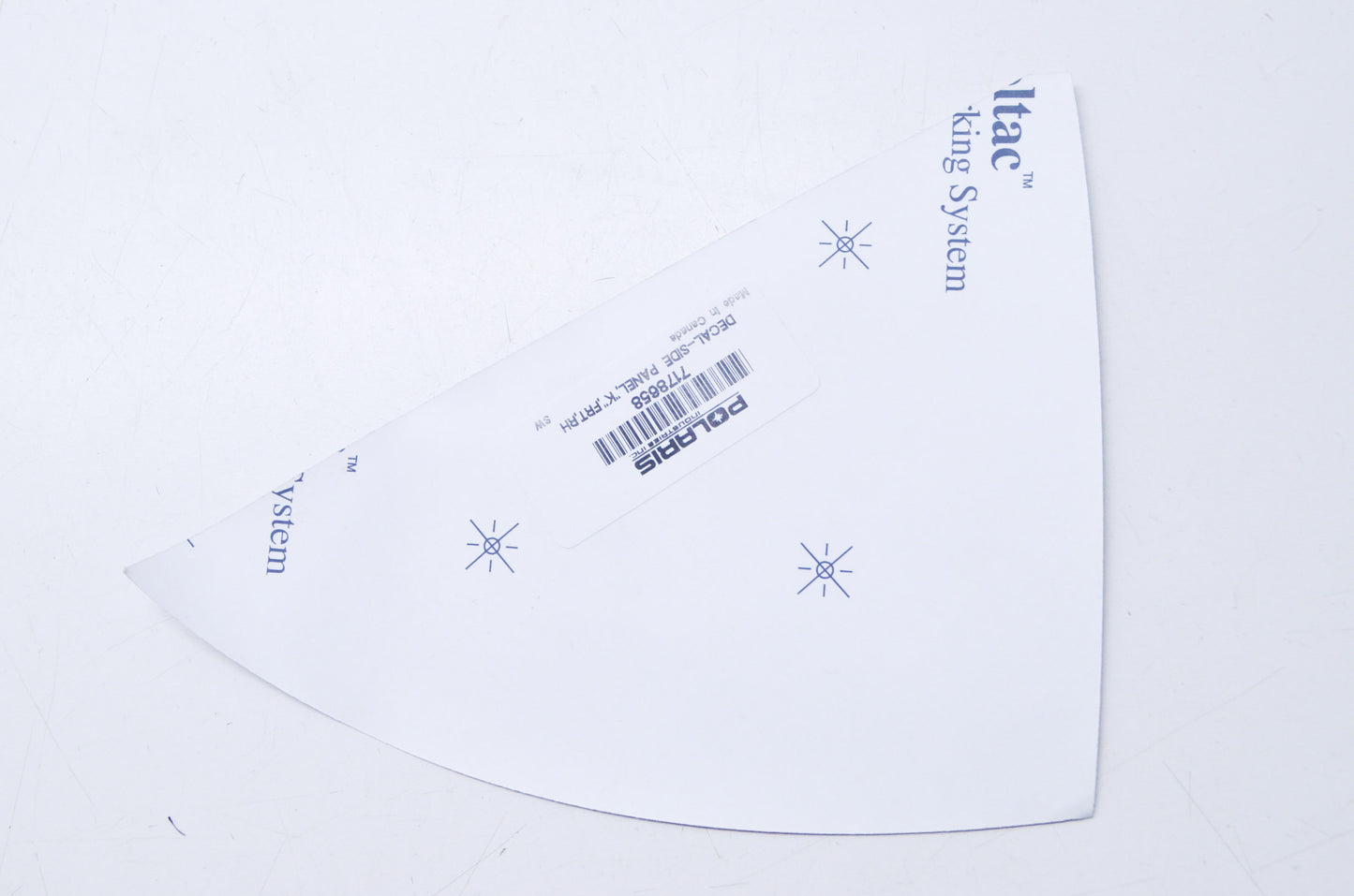OEM Polaris 7178658 Front "K" Side Panel Decal NOS