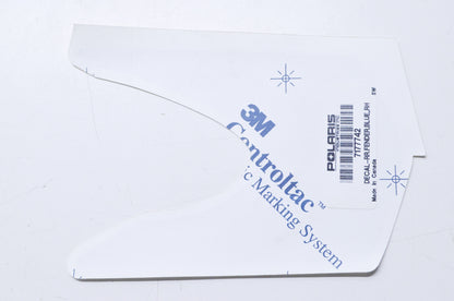 OEM Polaris 7177742 Right Hand Blue Rear Fender Decal NOS