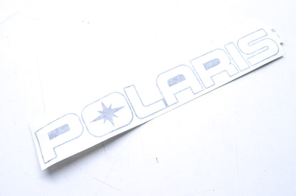 New OEM Polaris White Tailgate Decal NOS