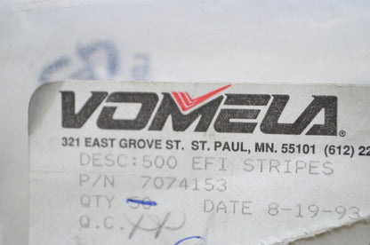 OEM Polaris 7074153 Right Hood Top 500 EFI Stripe Decal NOS