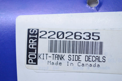 OEM Polaris 2202635 2004 Sportsman 700 Tank Side Decal Kit NOS