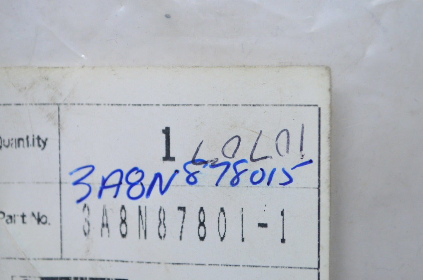 Nissan 3A8N87801-1, 3A8N87801 Decal Kit NOS