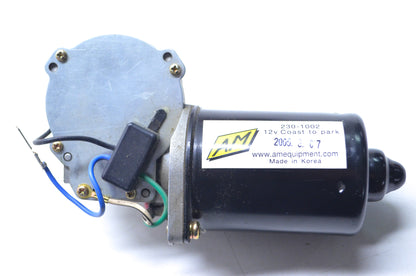 New Am Equipment 230 Series Wiper Motor 12V Coast to Park Left Housing NOS