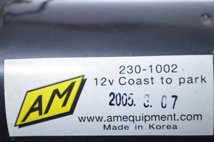 New Am Equipment 230 Series Wiper Motor 12V Coast to Park Left Housing NOS