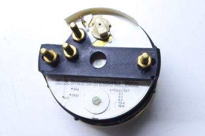 New Faria Gold Series 7000 RPM Outboard Boat Gauge NOS