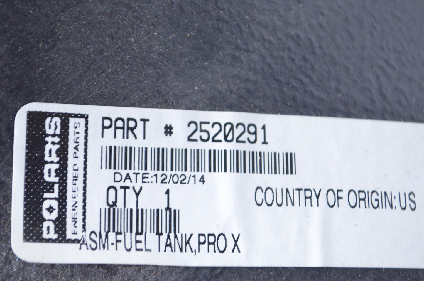 OEM Polaris 2520291 Fuel Tank Assembly NOS