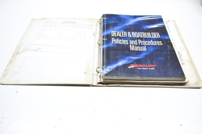 OEM Mercury 90-877855 Dealer & Boat Builder Policies and Procedures Manual